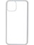 Apple iPhone 12 Mini Kılıf Renkli Çerçeveli Arkası Şeffaf Cam Görünüm 0.4mm Silikon 1