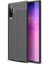 Galaxy Note 10 Plus Kılıf Deri Görünümlü Tam Koruma Orjinal Silikon 1