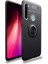 Xiaomi Redmi Note 8 Kılıf Yüzüklü Standlı Soft Parmak Izi Bırakmaz+Nano Ekran Koruma 1