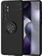 Xiaomi Mi Note 10 Lite Kılıf Yüzüklü Standlı Soft Parmak Izi Bırakmaz+Nano Ekran Koruma 1
