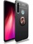 Xiaomi Redmi Note 8t Kılıf Yüzüklü Standlı Soft Parmak Izi Bırakmaz+Nano Ekran Koruma 1