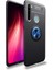 Xiaomi Redmi Note 8 Kılıf Yüzüklü Standlı Soft Parmak Izi Bırakmaz+Nano Ekran Koruma 1