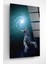 Astronot ve Uzay Cam Tablo Dekoratif Cam Tablo Modern Cam Tablo 4