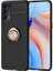 Oppo Reno 4 Kılıf Yüzüklü Standlı Soft Parmak Izi Bırakmaz+Nano Ekran Koruma 1