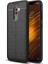 Xiaomi Pocophone F1 Kılıf Deri Görünümlü Tam Koruma Orjinal Silikon 1