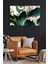 White And Green Cam Tablo, Dekoratif Cam Tablo 1