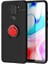 Xiaomi Redmi Note 9 Kılıf Yüzüklü Standlı Soft Parmak Izi Bırakmaz Kapak 1