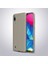 Galaxy M10 Kılıf Deri Görünümlü Tam Koruma Orjinal Silikon 1