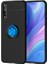 Huawei Y8P Kılıf Yüzüklü Standlı Soft Parmak Izi Bırakmaz+Nano Ekran Koruma 1