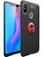 Xiaomi Mi 8 Se Kılıf Yüzüklü Standlı Soft Parmak Izi Bırakmaz+Nano Ekran Koruma 1