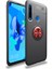 Huawei P40 Lite E Kılıf Yüzüklü Standlı Soft Parmak Izi Bırakmaz+Nano Ekran Koruma 1