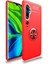 Xiaomi Mi Note 10 Pro Kılıf Yüzüklü Standlı Soft Parmak Izi Bırakmaz Kapak 1