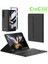 Samsung Galaxy Z Fold 4 Kılıf Standlı Bluetooth Klavyeli Foldable Magnet Stand Keyboard Set Kılıf 1