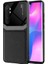 Xiaomi Mi Note 10 Lite Kılıf Piano Black Çift Renk Deri Görünümlü Pc Sert Kılıf 1