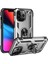 Apple iPhone 13 Pro Max Kılıf Standlı Magnet Mıknatıslı Yüzük Armored Zırhlı Kapak 1