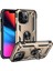Apple iPhone 13 Pro Kılıf Standlı Magnet Mıknatıslı Yüzük Armored Zırhlı Kapak 1