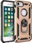 Apple iPhone 8 Kılıf Standlı Magnet Mıknatıslı Yüzük Armored Zırhlı Kapak 1