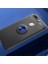 Huawei Y7 2018 Kılıf Yüzüklü Standlı Soft Parmak Izi Bırakmaz+Nano Ekran Koruma 2