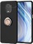 Xiaomi Redmi Note 9 Pro Kılıf Yüzüklü Standlı Soft Parmak Izi Bırakmaz+Nano Ekran Koruma 1
