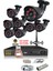 8 Kameralı 5mp Sony Lensli 1080P Fullhd Güvenlik Kamerası Sistemi - Hard Disksiz 1