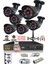 6 Kameralı 5 Mp Sony Lensli 1080P Full HD Güvenlik Kamerası Sistemi - Cepten Izle - 1tbdış 1