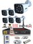 - 6 Kameralı 5mp Sony Lensli 1080P Fullhd Gece Renkli Kamera Seti - Su Geçirmez - Cepten İzle 1
