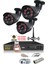 3 Kameralı 5mp Sony Lensli 1080P Fullhd Güvenlik Kamerası Sistemi - Hard Disksiz 1