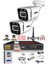- 2 Kameralı 5mp Sony Lensli 1080P Fullhd Gece Renkli Full Kamera Seti - Su Geçirmez - Cepten İzle 1