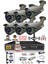 6 Kameralı 5MP Sony Lensli 1080P Full HD Güvenlik Kamerası Sistemi - Cepten İzle - 1tb Dış 1