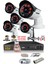 - 5 Kameralı 5 Mp Sony Lensli 1080P Full HD Güvenlik Kamerası Sistemi - Hard Disksiz 1