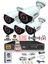 5 Kameralı 5MP Sony Lensli 1080P Full HD Güvenlik Kamerası Sistemi - Cepten İzle - 500 Dış 1