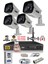4 Kameralı Set - 5 Mp Sony Lensli Full HD Gece Görüşlü Güvenlik Kamerası Sistemi 320 Dış 1