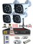 - 4 Kameralı 5mp Sony Lensli 1080P Fullhd Gece Renkli Kamera Seti - Su Geçirmez - Cepten İzle 1