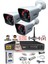 3 Kameralı 5 Mp Lensli 1080P Full HD Kamera Seti - Gece Görüşlü - Su Geçirmez - Cepten İzle 1