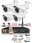 - 4 Kameralı 5 Mp Sony Lensli 1080P Full HD Güvenlik Kamerası Sistemi - Hard Disksiz 1