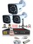 - 3 Kameralı 5mp Sony Lensli 1080P Fullhd Gece Renkli Full Kamera Seti - Su Geçirmez - Cepten Izle 1