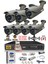 7 Kameralı 5 Mp Lensli 1080P Full HD Kamera Seti - Gece Görüşlü - Su Geçirmez - Cepten İzle 1