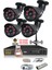 4 Kameralı 5mp Sony Lensli 1080P Fullhd Güvenlik Kamerası Sistemi - Hard Disksiz 1
