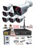 7 Kameralı 5 Mp Lensli 1080P Full HD Kamera Seti - Gece Görüşlü - Su Geçirmez - Cepten İzle 1