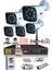 - 5 Kameralı 5mp Sony Lensli 1080P Fullhd Gece Renkli Kamera Seti - Su Geçirmez - Cepten İzle 1