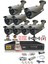 8 Kameralı 5MP Sony Lensli 1080P Full HD Güvenlik Kamerası Sistemi - Hard Disksiz 1