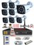 - 8 Kameralı 5mp Sony Lensli 1080P Fullhd Gece Renkli Full Kamera Seti - Su Geçirmez - Cepten İzle 1