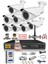 8 Kameralı 5MP Sony Lensli 1080P Full HD Güvenlik Kamerası Sistemi - Cepten İzle - 500 Dış 1