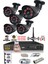 5 Kameralı 5 Mp Sony Lensli 1080P Full HD Güvenlik Kamerası Sistemi - Cepten Izle - 1tbdış 1