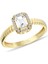 Baget Taşlı Altın Yüzük CGKYZK0144 1