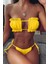 Brazilian Model Büzgülü Bağlamalı Bikini Takım 1