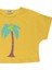 Kız Çocuk Baskı Detaylı Düşük Kol T-Shirt 3