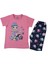 Kız Çocuk Kaprili Star Fil Pijama Takımı 1