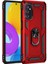Samsung Galaxy M52 Kılıf Standlı Magnet Mıknatıslı Yüzük Armored Zırhlı Kapak 4