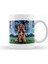 Red Cocker Spaniel Starry Night Kupa Bardak Porselen 1